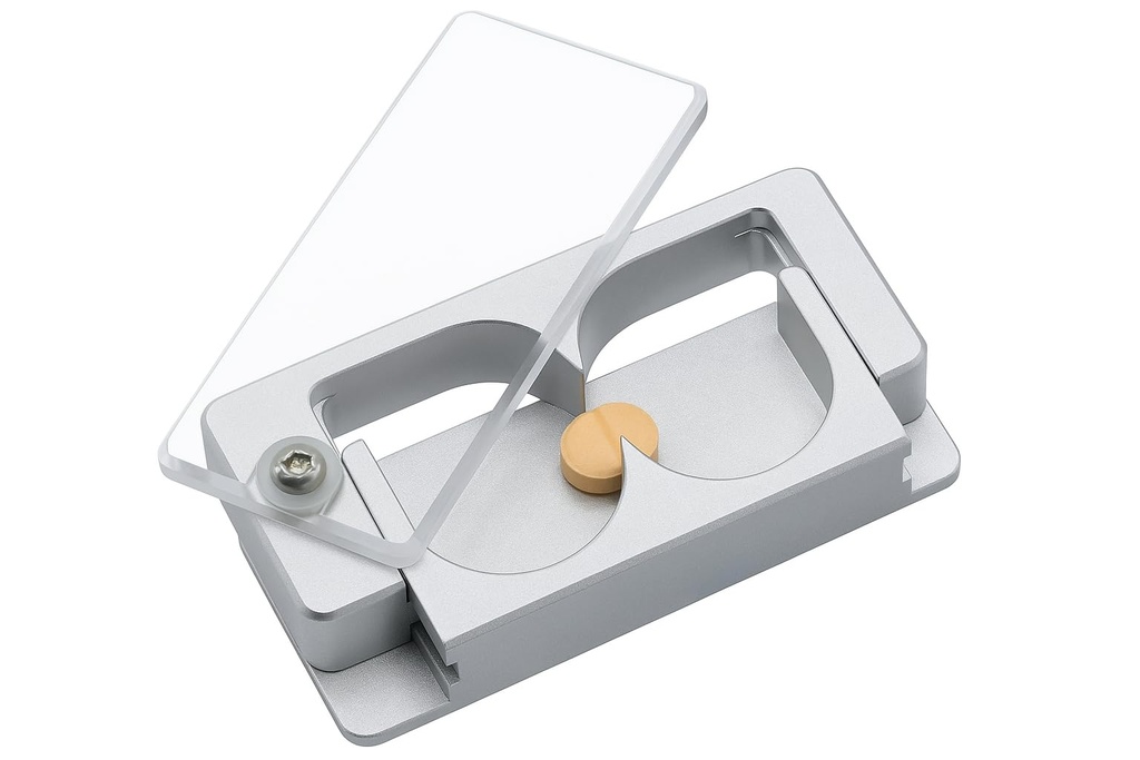 Double Blade Pill Splitter, Opposing Force Guides the Fracture Point for Cleaner Splits