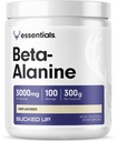 Bucked Up Beta Alanine 300mg σκόνη, μη-GMO, χωρίς γλουτένη, χωρίς γεύση (100 σερβιέτες)