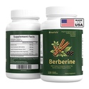 Berberine Complex Supplement with Ceylon Cinnamon,Green Tea Extract,Black Pepper Extract,Chromium Picolinate,Natural Herbal Complex,120 Capsules
