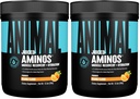Animal Juiced Amino Acids - BCAA Powder EAA Matrix Plus Hydration with Electrolytes and Sea Salt Anytime Recovery and Improved Performance, Orange Flavor, 30 Servings (Pack of 2)