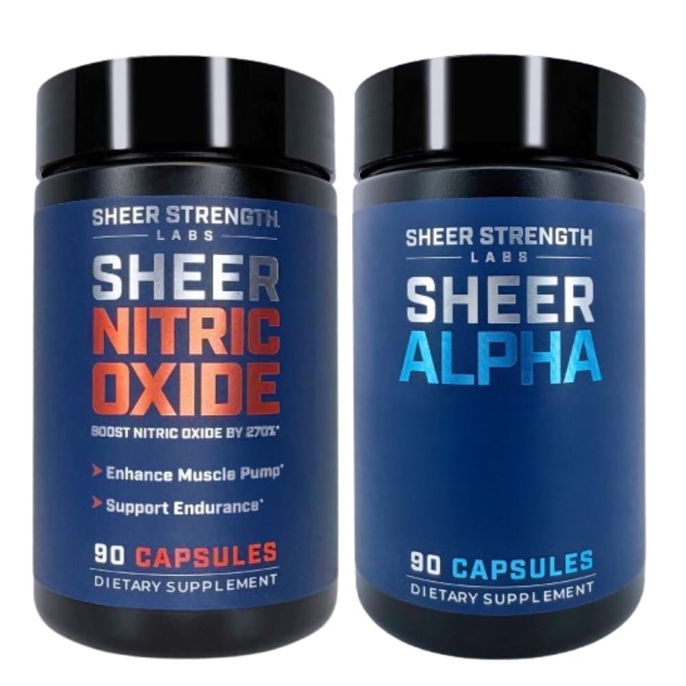 Gym GOD Pack - Nitric Oxide Supplement & Sheer Alpha T Booster