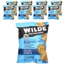 Wilde Brands Protein Chips, Sea Salt & Vinegar, 8 Bags, 1.34 oz (38 g) Each
