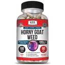 Kaya Naturals Horny Goat Weed Extract - Maca - Extra Strength Complex with Saw Palmetto Ginseng, Arginine Vitamin Supplement - Horny Goat Weed - 180 Count