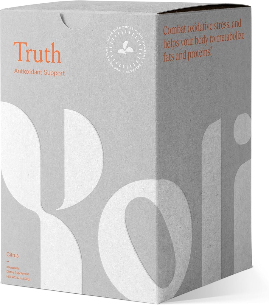 Yoli® Truth Antioxidant and Immune Support Supplement with Vitamin C, Botanicals, Superfruits, and Minerals - Εσπεριδοειδή, 30 πακέτα