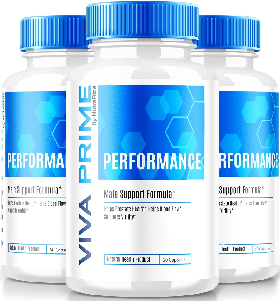 (3 Pack) Viva Prime Capsules - Viva Prime for Men, Viva Prime Daily Nutrition for Overall Wellness and Peak Performance, Advanced Male Formula Pills, VivaPrime Reviews (180 Capsules)