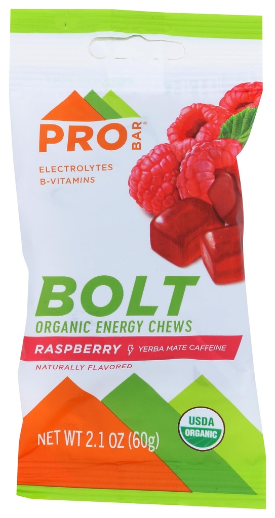 ProBar, Raspberry Energy Chews Organic, 2.1 Ounce | sports-nutrition-endurance-and-energy-chews