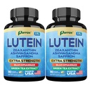 Lutein Supplement with Zeaxanthin, Ashwagandha, Saffron, Green Tea Extract, Glucomannan, Eye Vitamins for Adults, Vision Health Supplement, Plant-Based Formula for Daily Support (2 Pack)