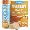 Nuun Ανοσία Ηλεκτρολυτικά Δισκία με Βιταμίνη D, C, E, & A, Ginger, Elderberry, Μαγνήσιο & 4 Άλλα Απαραίτητα Ηλεκτρόλυτα, Vegan, Πορτοκαλί Εσπεριδοειδή, 8 Συσκευασία (80 Μερίδες Σύνολο)
