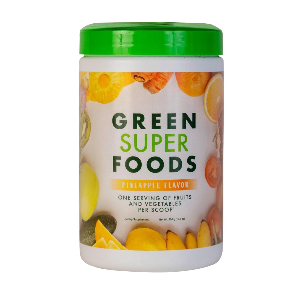 Green Superfoods | Fruits & Vegetables Supplements | Natural Energy Supplements | Vitamins & Minerals | Spinach, Spirulina, Beetroot, Mango, Wheatgrass, Green Tea | 100% Non-GMO (300g)