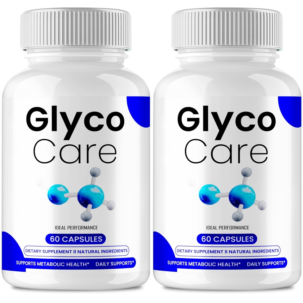 Glyco Care Capsules, Official GlycoCare Supplement Pills with All Natural Ingredients - Maximum Strength, Advanced Formula Glyco Care Multivitamin Health and Wellness Support Reviews (2 Pack)