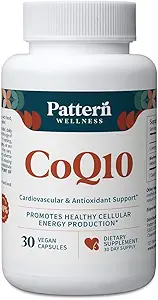 Cattern Wellness CoQ10 – 200mg Ubiquinone με BioPerine® Black Pepper Extract – Cellular Energy & Vitality Support – Μη ΓΤΟ – 30 κάψουλες Vegan*