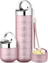 Zannaki Metal Travel Pill Organizer, Φορητό Αδιάβροχο Εβδομαδιαίο κουτί χαπιών, Μεγάλο εμπορευματοκιβώτιο κραμάτων αλουμινίου, BPA Δωρεάν 7 ημέρες Καθημερινής Ιατρικής Κάτοχος για βιταμίνη, ιχθυέλαιο, συμπλήρωμα