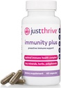 Just Thrive Immunity Plus - Vegan Gut Υγεία και ανοσοποιητικό συμπλήρωμα υποστήριξης για παιδιά και ενήλικες, 60 κάψουλες