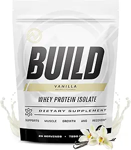 Outwork Nutrition Whey Isolate Protein Powder - Επιταχύνει την οικοδόμηση & ανάκτηση μυών - χαμηλή λακτόζη, χωρίς γλουτένη - συμπλήρωμα γυμναστικής μετά - ενισχυμένη σύνθεση πρωτεϊνών, βανίλια, 1,6lbs
