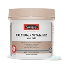 Swisse Calcium with Vitamin D3 and Citrate 830mg | Supplement for Women & Men | Bone Strength Support | Calcio | 300 Tablets | 2-Month Supply