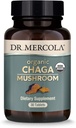 Dr. Mercola Organic Chaga Mushroom, 30 Σερβιέτες (30 δισκία), Συμπλήρωμα διατροφής, Υποστηρίζει Υγιής Ανοσολογική Λειτουργία, Μη-ΓΤΟ, Πιστοποιημένο Organic USDA, NSF Περιεχόμενα Πιστοποιημένα