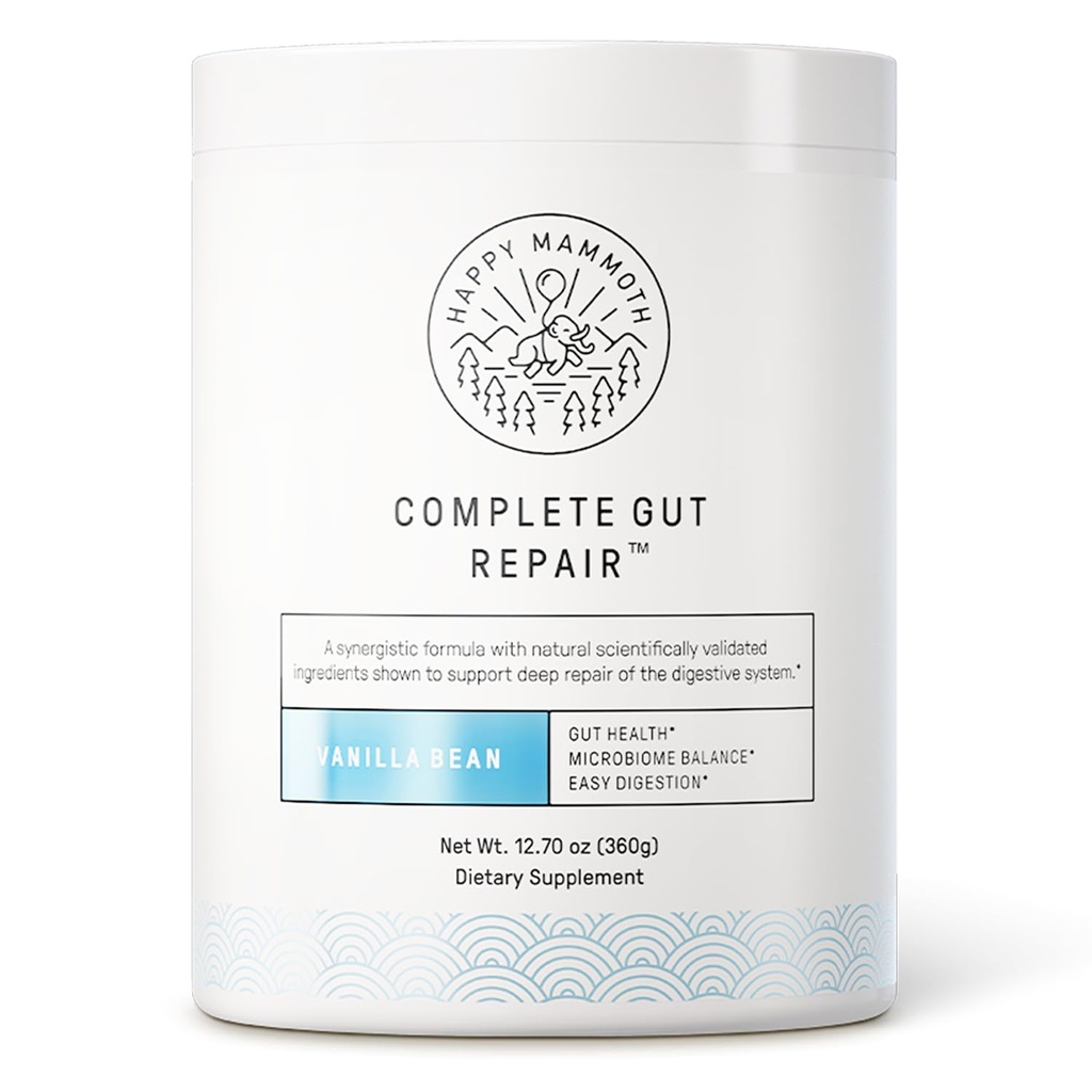 Happy Mammoth Complete Gut Repair for Bloating, Gut Health, Skin & Joints
