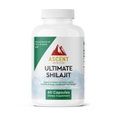 Ascent Nutrition Ultimate Shilajit | Natural Source of Fulvic & Humic Acid | Supports Balanced Electrolytes, Healthy Energy Levels and Gut Health | 60 Capsules