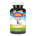 Carlson - Βιταμίνη K2, MK-4 (Μενατερενόνη), Συμπλήρωμα βιταμίνης K, Υγεία των οστών και της καρδιάς, Βιταμίνη K2, χωρίς σόγια, Βιταμίνη K-2, K2 Βιταμίνες, 180 κάψουλες