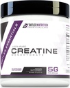 Cutler Nutrition Pure Creatine Monohydrate - 5g Per Serving 50 Services - Premium Muscle Builder Ενισχύει την Απόδοση & Ανάκτηση - Χωρίς γεύση για Εύκολη Μίξη