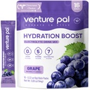 Venture Pal Sugar Free Electrolyte Powder Packets - Liquid Daily IV Drink Mix for Rapid Hydration & Party Recovery 