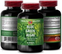 Blue Green Algae Superfood - Blue Green Algae - Blue Green Algae για Ανοσία - Klamath Shores Blue Green Algae, Συμπλήρωμα Διέγερσης, Συμπλήρωμα Ανοσολογικής Υποστήριξης, Blue Green Algae Powder, 1b 60 Caps