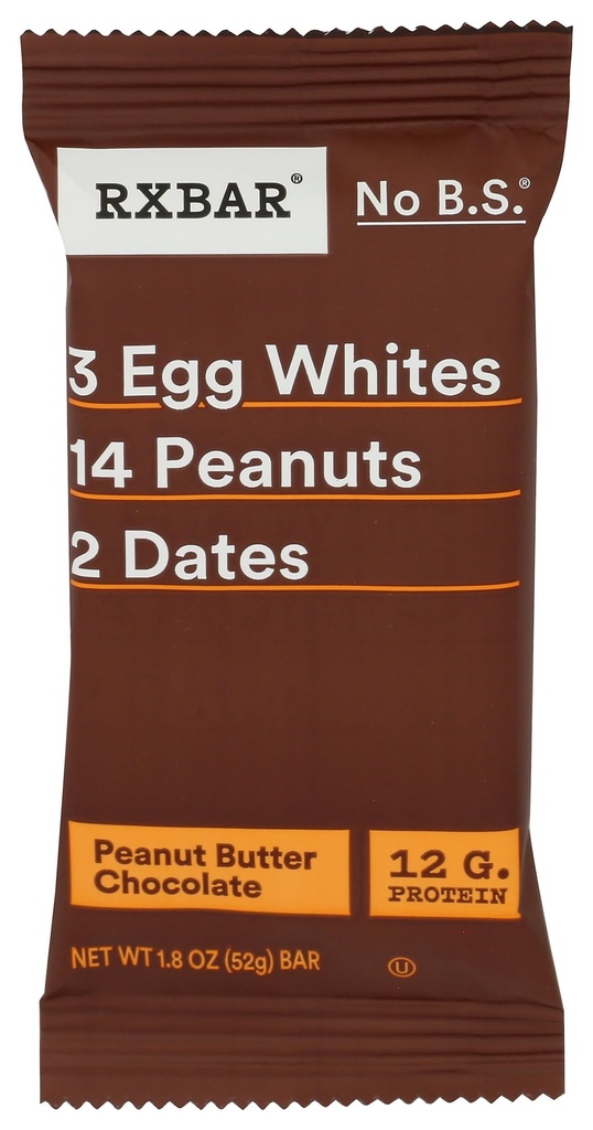 Rxbar Protein Bar Chocolate Peanut Butter, 1.83 Oz | bike-handlebars