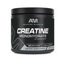 Amazing Muscle Micronized Creatine Monohydrate | 90 Servings | 5000 Mg per Serving | 1 Lb (454 Grams) | Ideal Pre & Post Workout Supplement | Unflavored (1 Pack, 1 Lb | Unflavored)