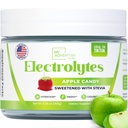 Zero Sugar - Apple Candy Electrolytes Powder - Refreshing Hydration - Caffeine Free Energy with All Natural Ingredients - Vegan, Keto, and Paleo - Sugar Free Electrolytes Drink Mix - with 30 Servings
