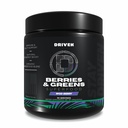 Driven B&G Berries & Greens Superfood Powder, 30 Servings - Organic Plant-Based Formula with Probiotics & Digestive Enzymes -Supports Recovery, Healthy Digestion, and Immune Function