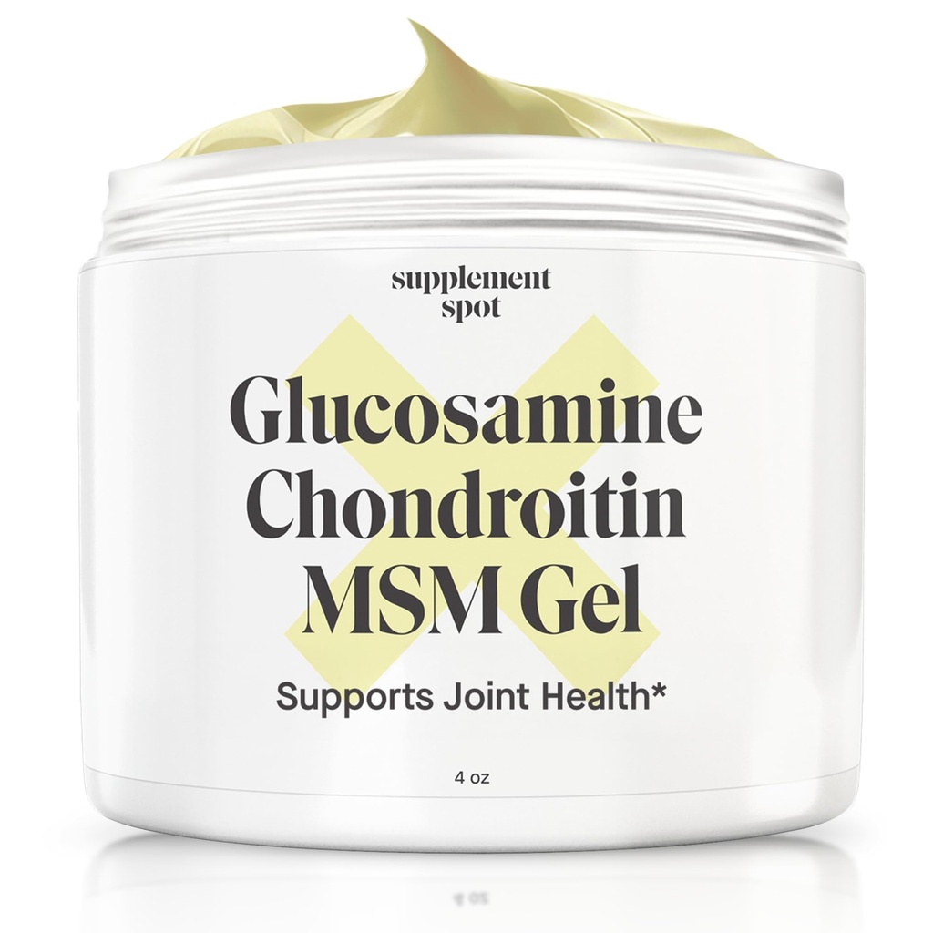 Γλυκοσαμίνη Chondroitin MSM Gel (4 oz) - με γλυκοζαμίνη, χονδροϊτίνη, MSM & Bromelain για την υποστήριξη της κοινής υγείας– για γυναίκες και άνδρες (90 Ημέρα προσφοράς)