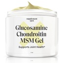 Γλυκοσαμίνη Chondroitin MSM Gel (4 oz) - με γλυκοζαμίνη, χονδροϊτίνη, MSM & Bromelain για την υποστήριξη της κοινής υγείας– για γυναίκες και άνδρες (90 Ημέρα προσφοράς)