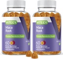 Viteey Black Maca Root Gummies - Drive, Passion & Energy Support - Μαύρο Maca Root για άνδρες & γυναίκες - Vegan, Gluten Free - 120 Count