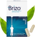 Brizo Prostate Συμπληρώματα Υγείας για τους άνδρες - Φυτικές κάψουλες για τους άνδρες ουρική υγεία - Μείωση της συχνής ούρησης - 1 μήνα προσφοράς