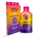 purple tree Organic Energy Stick Packets – Zero Sugar, 80mg Natural Caffeine from Yerba Mate & Guarana, with B12 Vitamins for Smooth, Crash-Free Energy – Lemon Iced Tea Flavor, 6 to-Go Packs