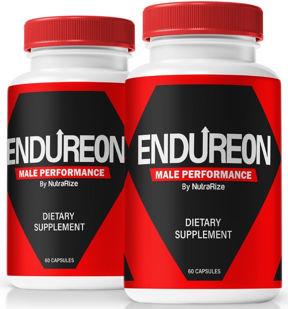 NutraRize (2 Pack) χάπια Endureon – Καθημερινή Φόρμουλα Υποστήριξης με Premium Συστατικά για να βοηθήσει Sustain Ανδρική Ενέργεια, Απόδοση & Καθημερινή Ευεξία 