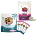 Citrus Berry Kava Drink Mix 30 Pack & Passion Orange Guava Kava Candy 30 Pack – Alcohol Alternative with Buzz, Mood Support, Stress Relief Calming Bites Without Alcohol - Calming Drink Mix Alternative