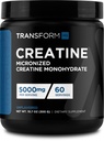 TransformHQ Creatine Monohydrate Powder (60 Servies) Άγευστη - 5000mg ανά υπηρεσία