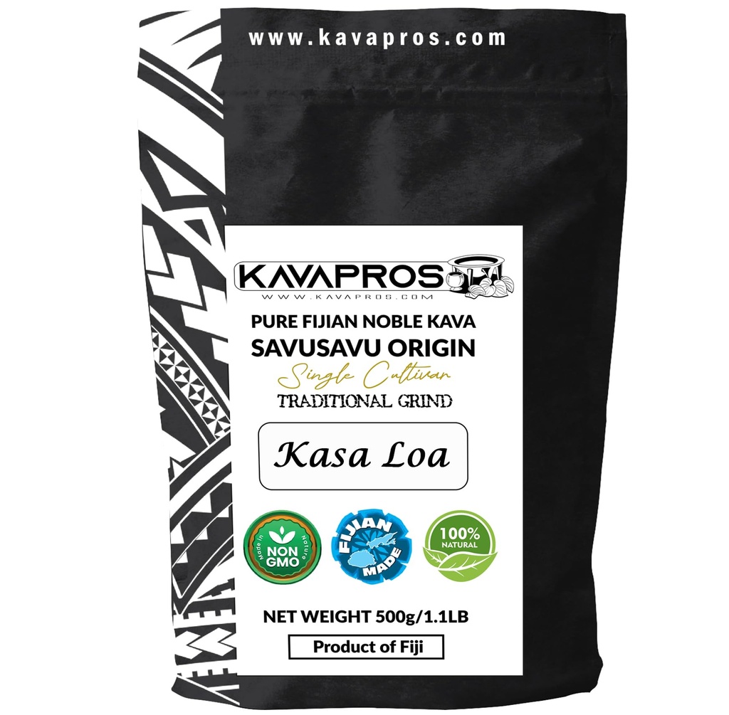 Kava Powder Fijian Loa Pure Organic Fiji Kava Single Cultivar Promotes Relaxation, Mood Support and Improved Sleep