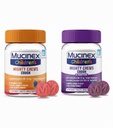 Mucinex Children's Mighty Chews Day and Night time Kids Cough Medicine, Easy to Dose Cough Suppressant, Kids Travel Medicine for Cough, Mixed Berry Flavor, 16 Chewable Tablets (Combo Pack)