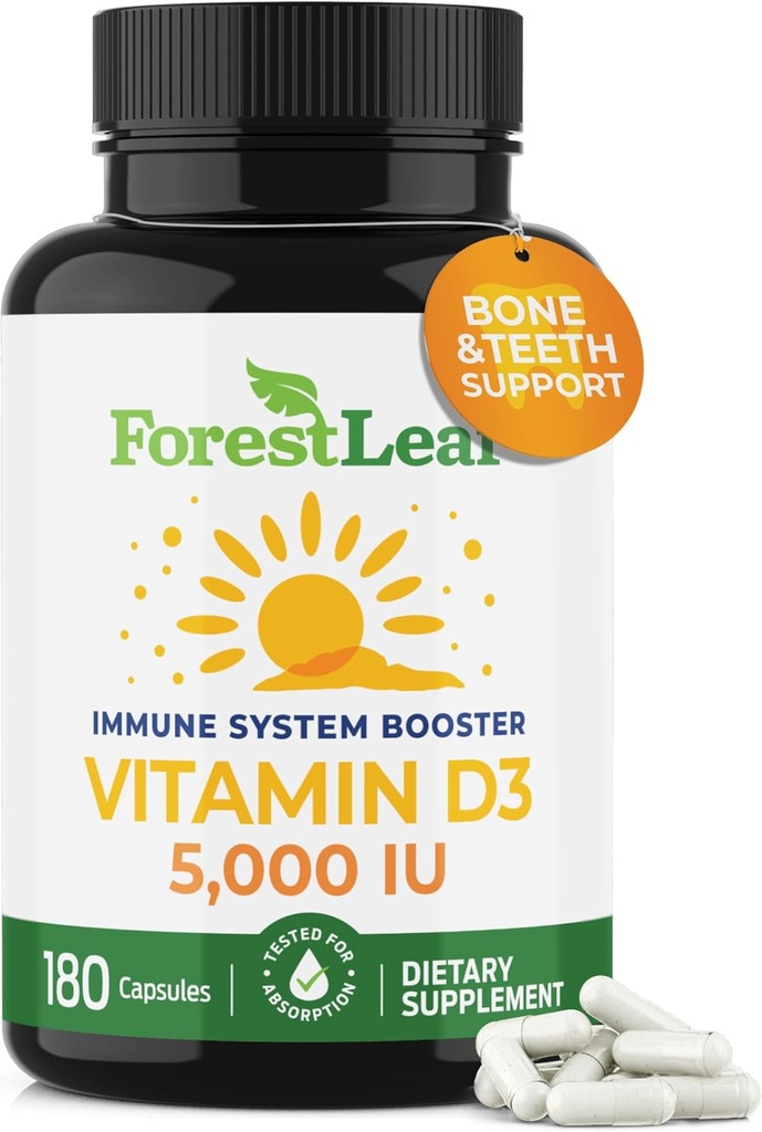 ForestLeaf Vitamin D3 5000 IU 