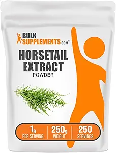 BulkSupplements.com Horsetail Extract Powder - Horsetail Herb - Silica Supplements, Gluten Free, 1g per Serving, 1kg (2.2 lbs) (Pack of 1)