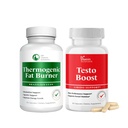 DR VITAMIN SOLUTIONS Thermogenic Fat Burner Brazilian Lean, 60 Capsules and Dr. Vitamin Testo Boost Supplement for Men, 30 Capsules