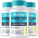 ProVue Vision Care Eye Capsules, Official ProVue Vision Care Eye Health Supplement Pills - Maximum Strength, All Natural Visual Wellness & Crystal Clear View, ProVue VisionCare Reviews (3 Pack)