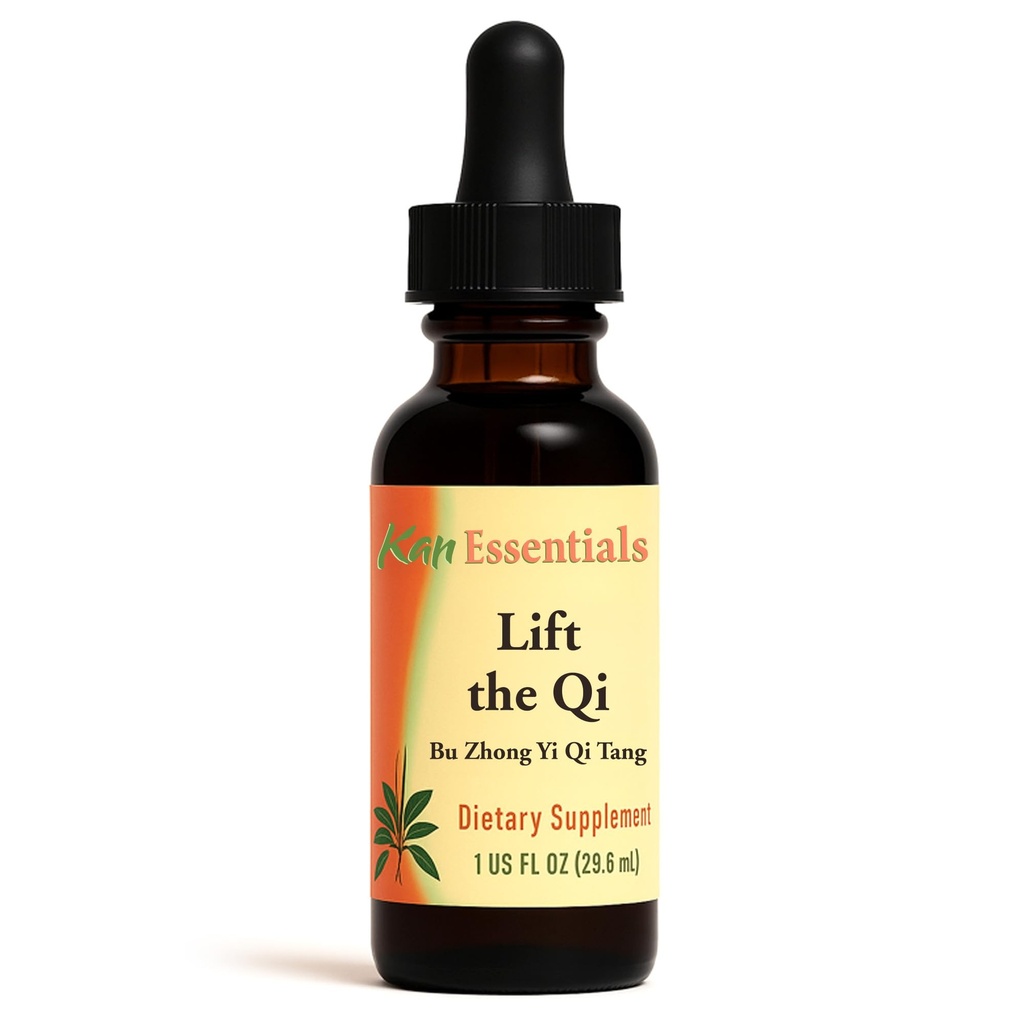 Kan Herb Company Lift the Qi – Traditional Chinese Herbal Blend for Dogs and Cats to Support Energy, Vitality, Digestion, and Overall Wellness, Liquid Herbal Supplement for Pets, 1 fl oz