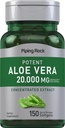 Piping Rock Aloe Vera Supplement | 150 Softgels | Concentrated Herbal Extract | Non-GMO and Gluten Free Formula