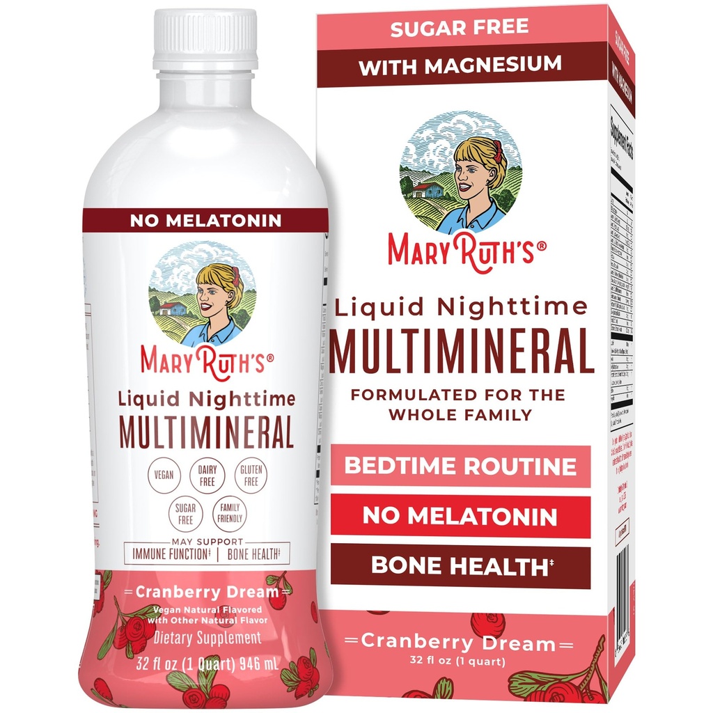 MaryRuth Organics Liquid Nighttime Multimineral 