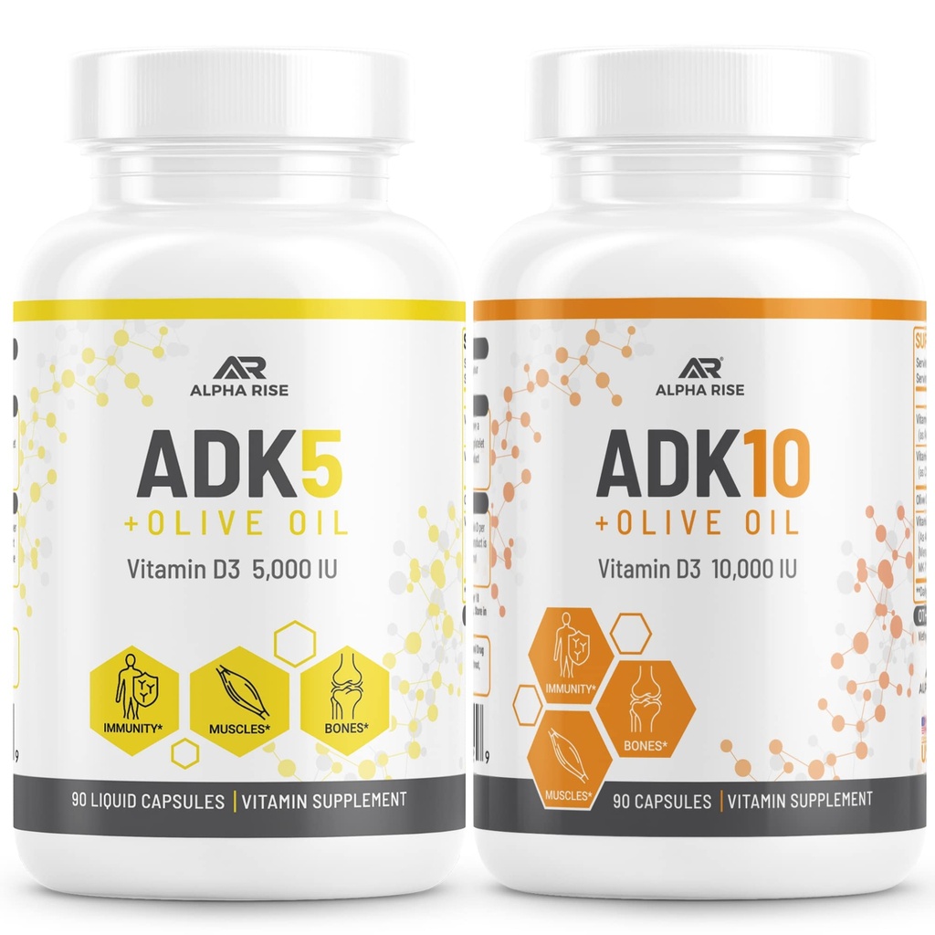 ADK 5 Συμπλήρωμα βιταμίνης + ADK 10 Συμπλήρωμα βιταμίνης