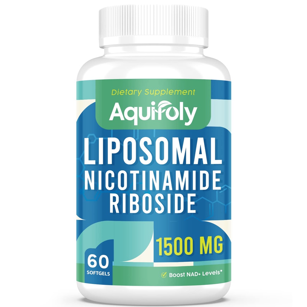 Liposomal Nicotinamide Riboside Supplement 2000 mg with TMG and Pterostilbene for Maximum Absorption, Superior to NAD, Boosting NAD+, Cellular Energy, and Age Defense, 60 Softgels
