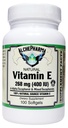 Vitamin E 268 mg (400 IU) 100% Natural Mixed Tocopherols D-Alpha Form (100 Softgels)